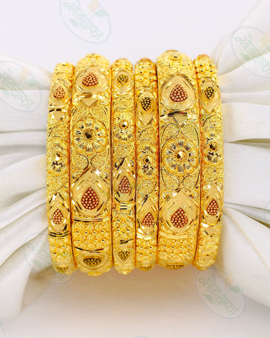 DECOROUS GOLD PLATED BANGLES