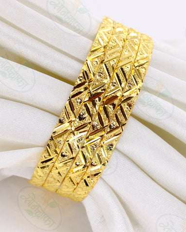 FANCY GOLD PLATED BANGLES