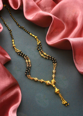 ALLURING PETITE GOLD PLATED MANGALSUTRA