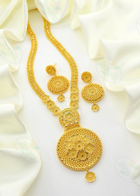 CLASSY CIRCLE DESIGNER NECKLACE