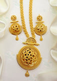 DAZZLING FLORAL GOLDEN NECKLACE