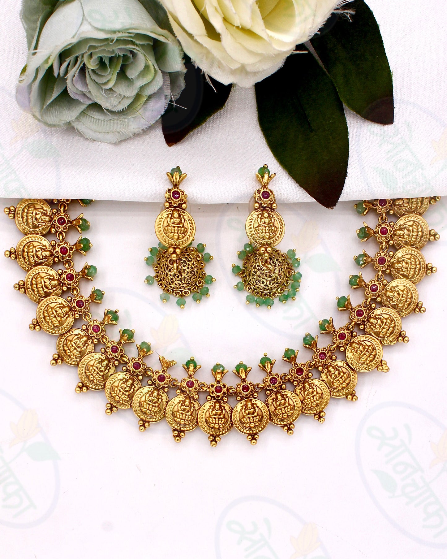 GODDESS LAKSHMI DESIGNER NECKLACE