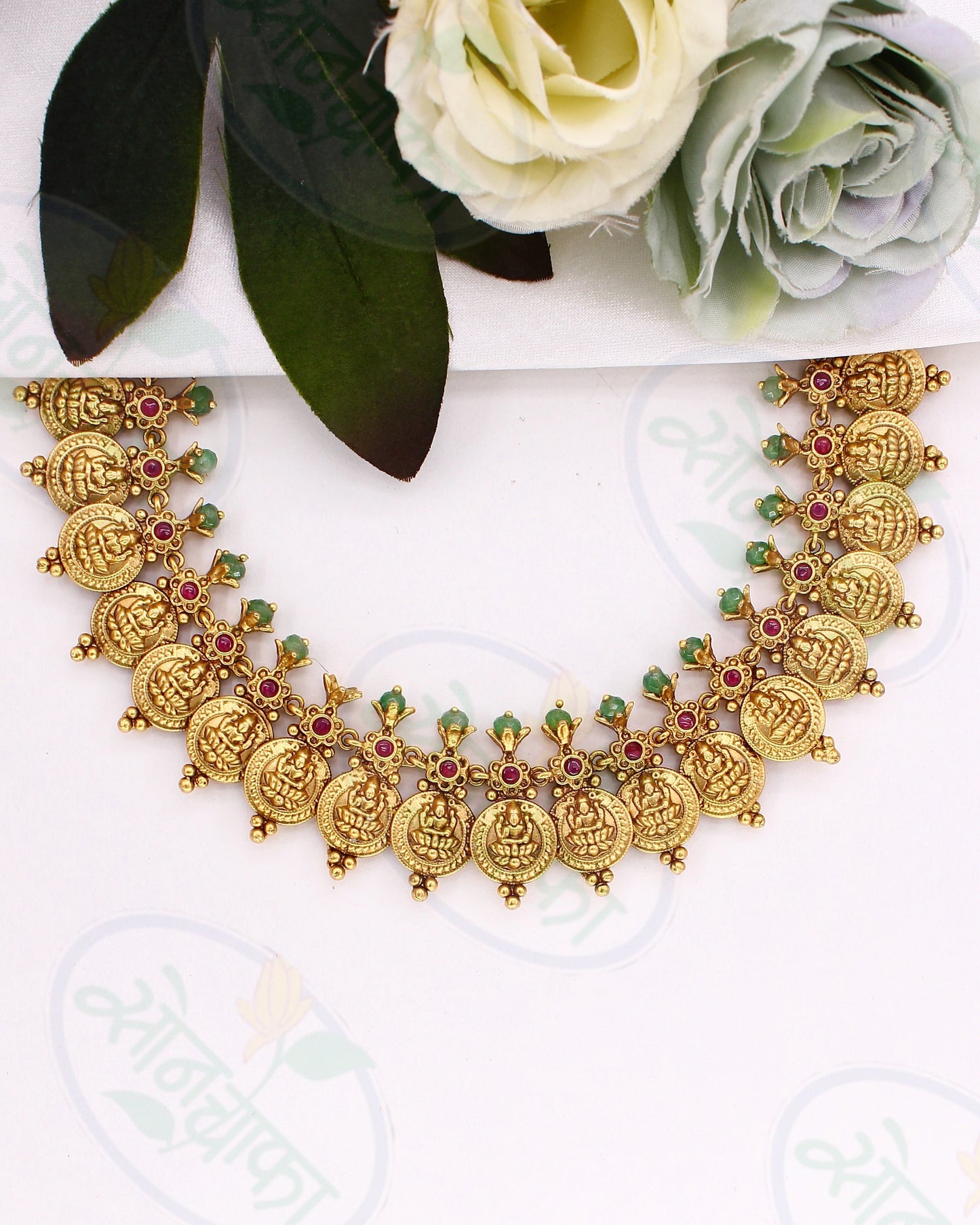 GODDESS LAKSHMI DESIGNER NECKLACE