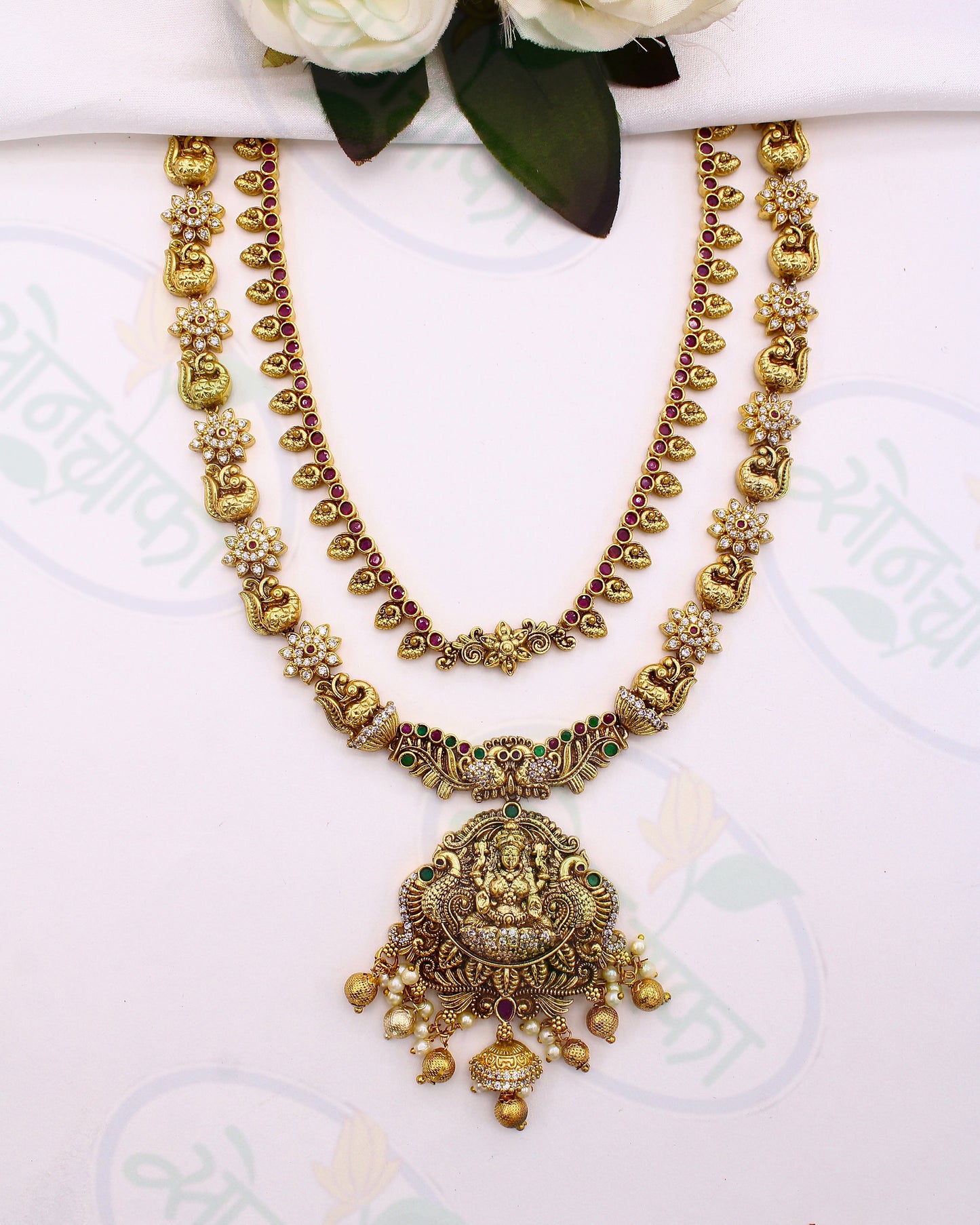GODDESS LAKSHMI DESIGNER NECKLACE