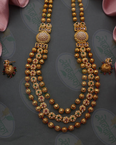 PEARL BEADS DESIGNER NECKLACE