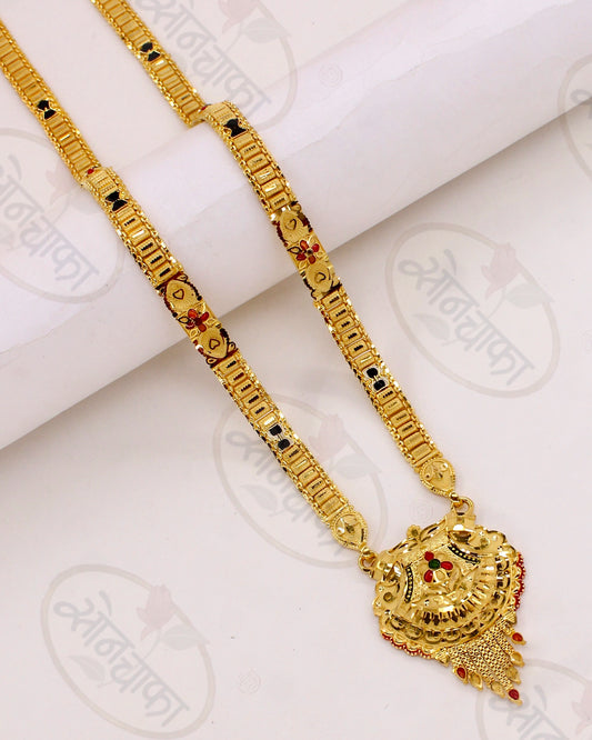 FANCY GOLD PLATED MANGALSUTRA