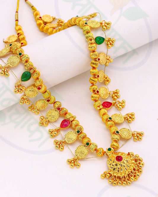 BLOSSOM DESIGNER KOLHAPURI SAAJ