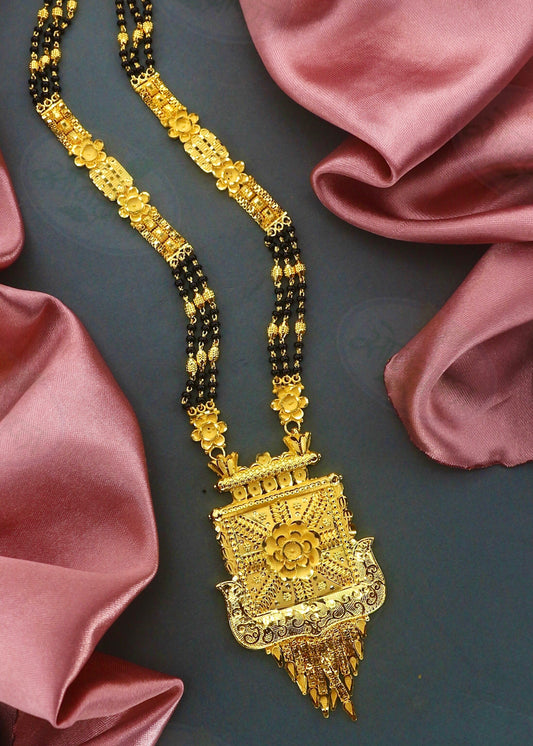 STUNNING  FLORAL  MANGALSUTRA