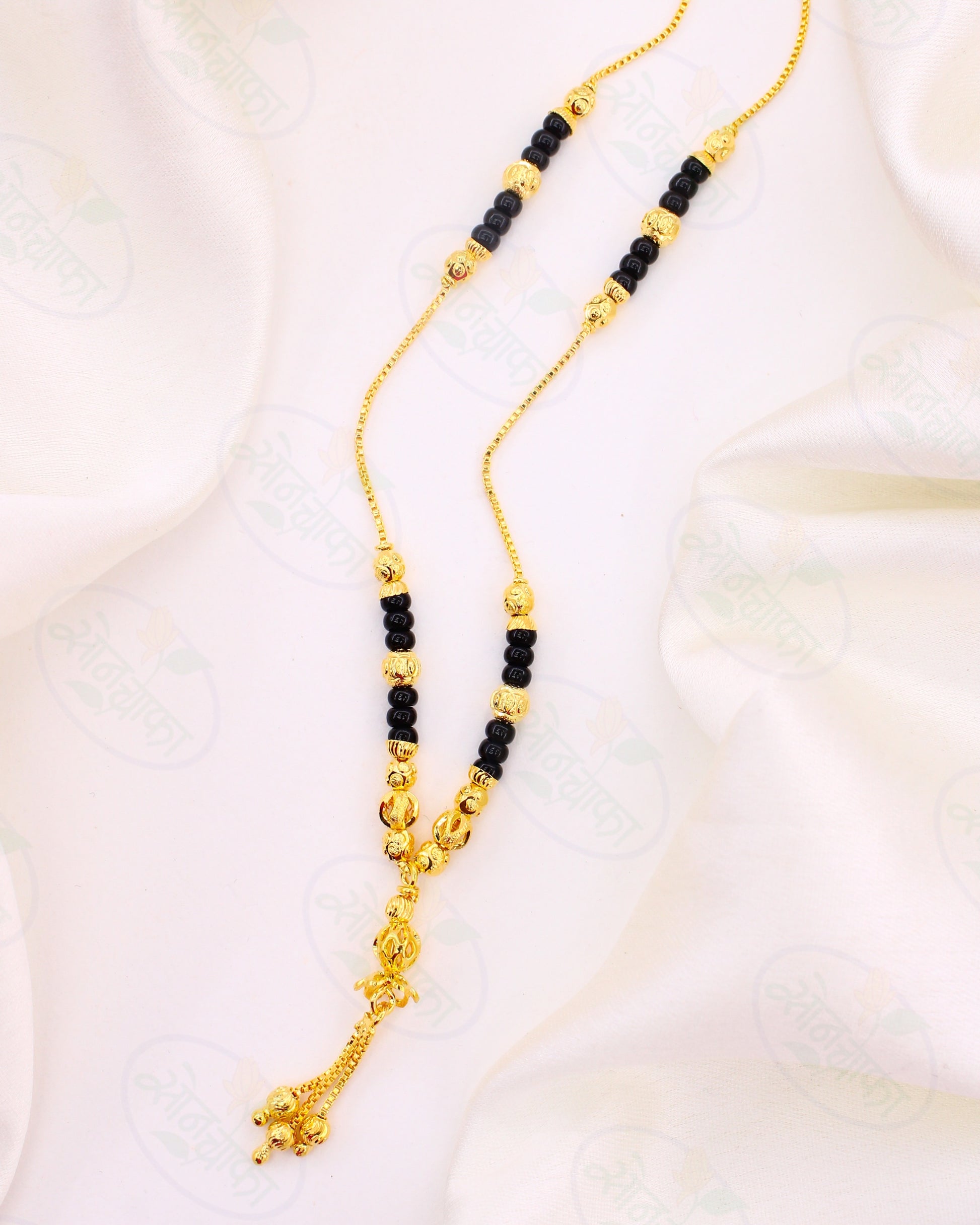 SPLENDID GOLD PLATED MANGALSUTRA – Sonchafa