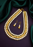 PARTY WEAR PEARL BEADS NECKLACE