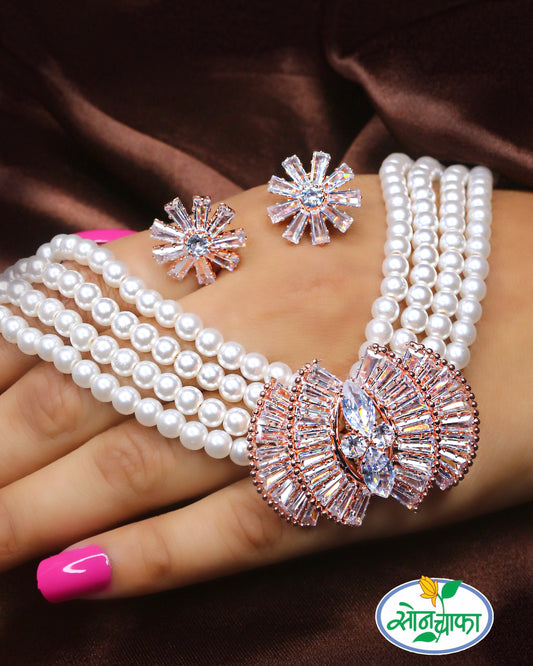 UNIQUE DESIGNER MOTI NECKLACE