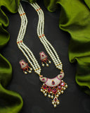 GLAMOUROUS DAZZLE PEARL NECKLACE