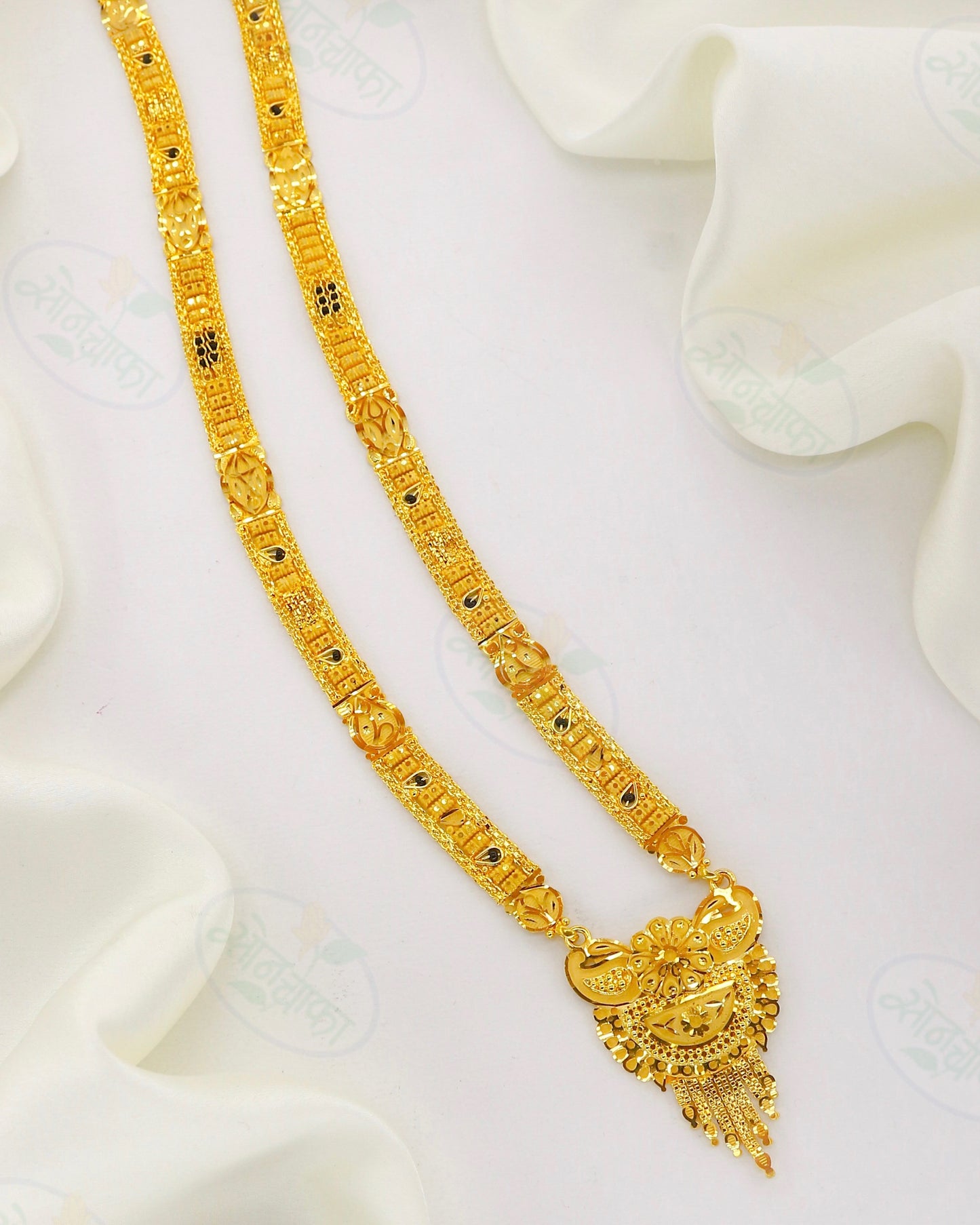 GLAMOROUS FLORET GOLD PLATED MANGALSUTRA