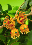 STYLISH PEACOCK JHUMKI