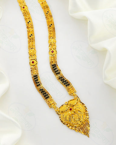 ALLURING GOLD PLATED MANGALSUTRA