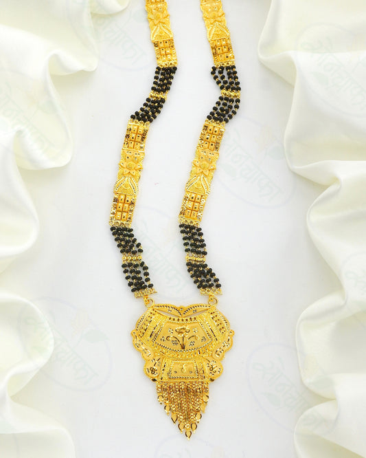 GLORIOUS GOLD PLATED PATTI MANGALSUTRA