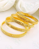 REGAL ELEGANCE GOLD PLATED BANGLES