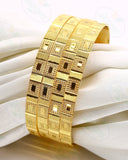 TEXTURED TRADITIONAL GOLD PLATED BANGLES