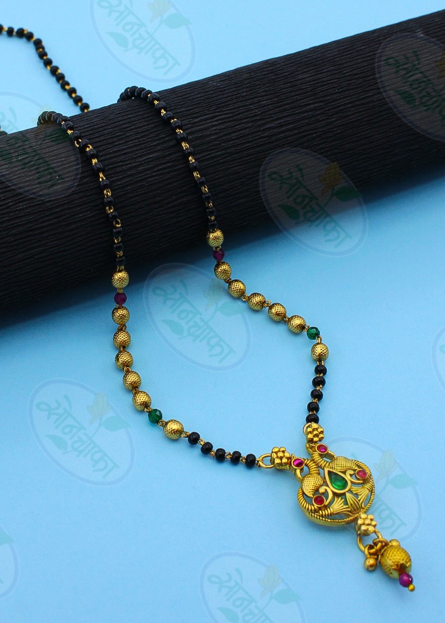 MAJESTIC PEAFOWL DESIGNER MANGALSUTRA