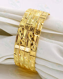 MAJESTIC GLEAMING  GOLD PLATED BANGLES