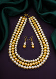 PARTY WEAR PEARL BEADS NECKLACE