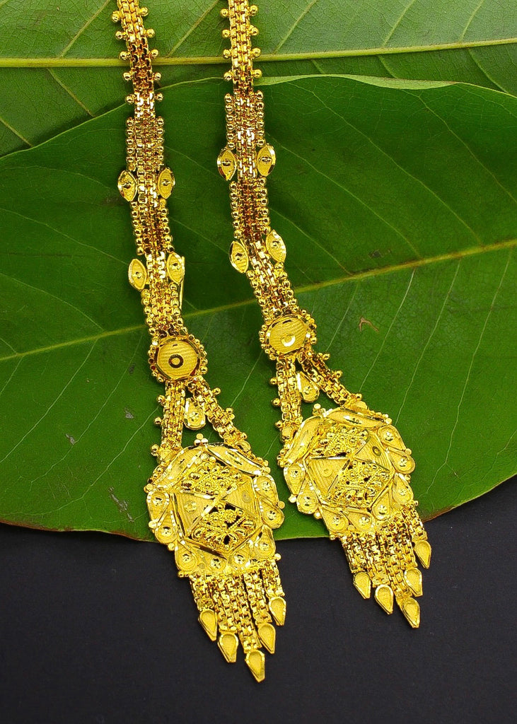 Golden Beautiful Gold Plated Earrings - Dazzle Accessories
