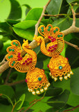 STYLISH PEACOCK JHUMKI