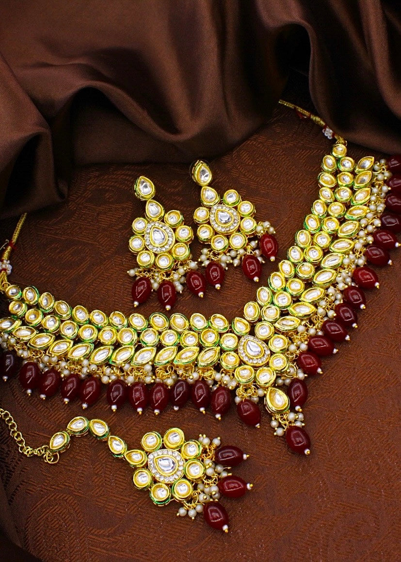 TRADITIONAL KUNDAN NECKLACE SET