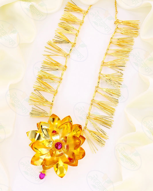 LOTUS DURVA NECKLACE