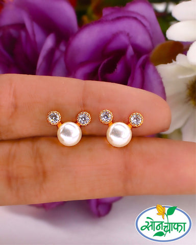 PRETTY DIAMOND EAR-STUDS