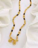 REGAL MAJESTY GOLD PLATED WATI PENDANT MANGALSUTRA