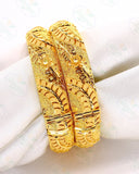 UNIQUELY DESIGNED GOLD PLATED BANGLES