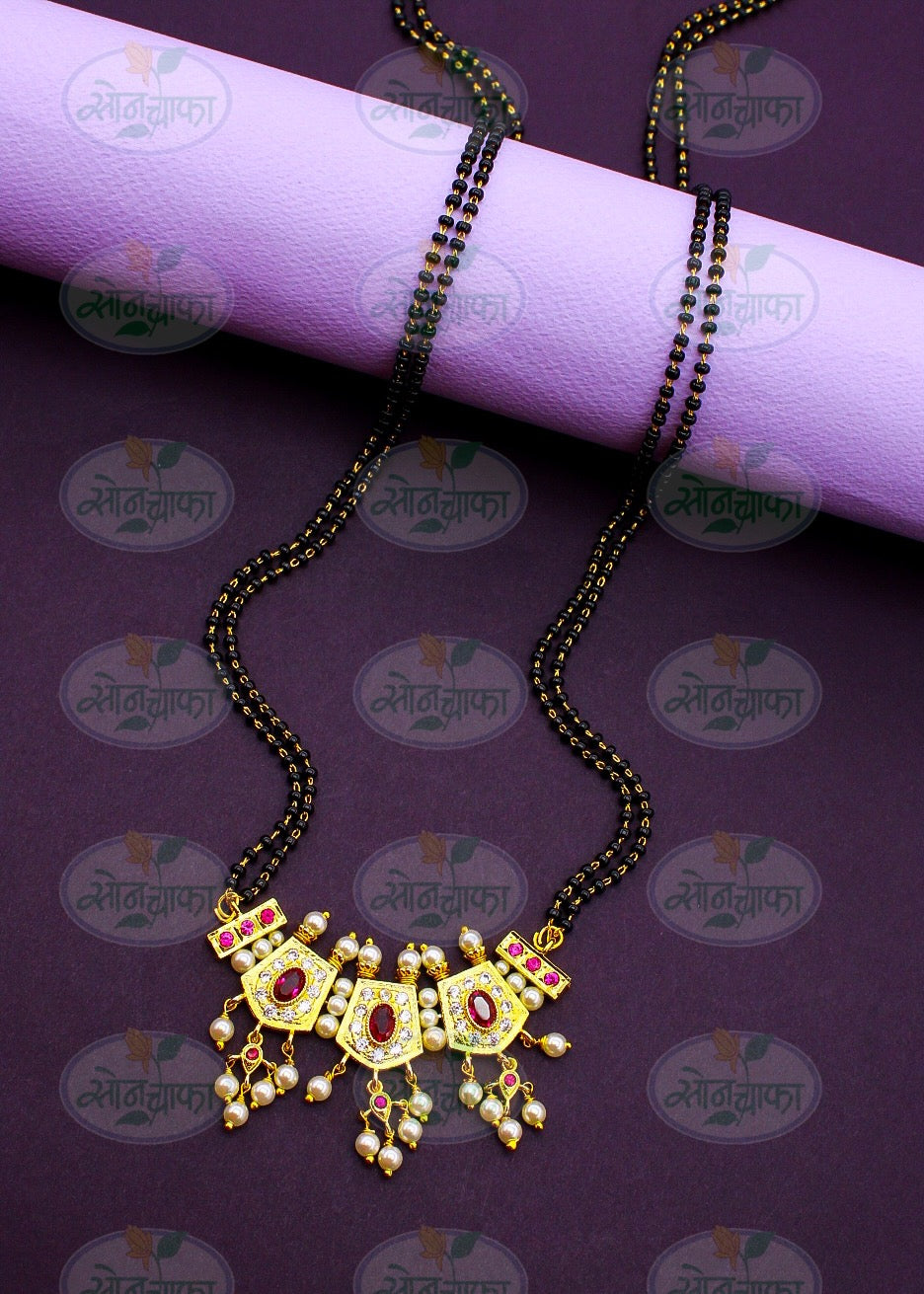 STUNNING PEARL MANGALSUTRA