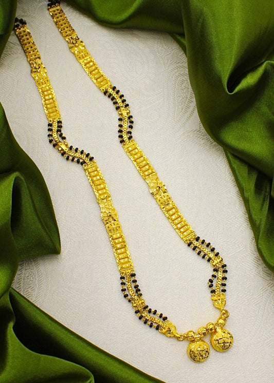 ENTICING GOLD PLATED MANGALSUTRA