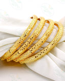 ARTISTIC DESIGN FANCY GOLD PLATED BANGLES