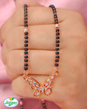 GLINTING BUTTERFLY DIAMOND MANGALSUTRA