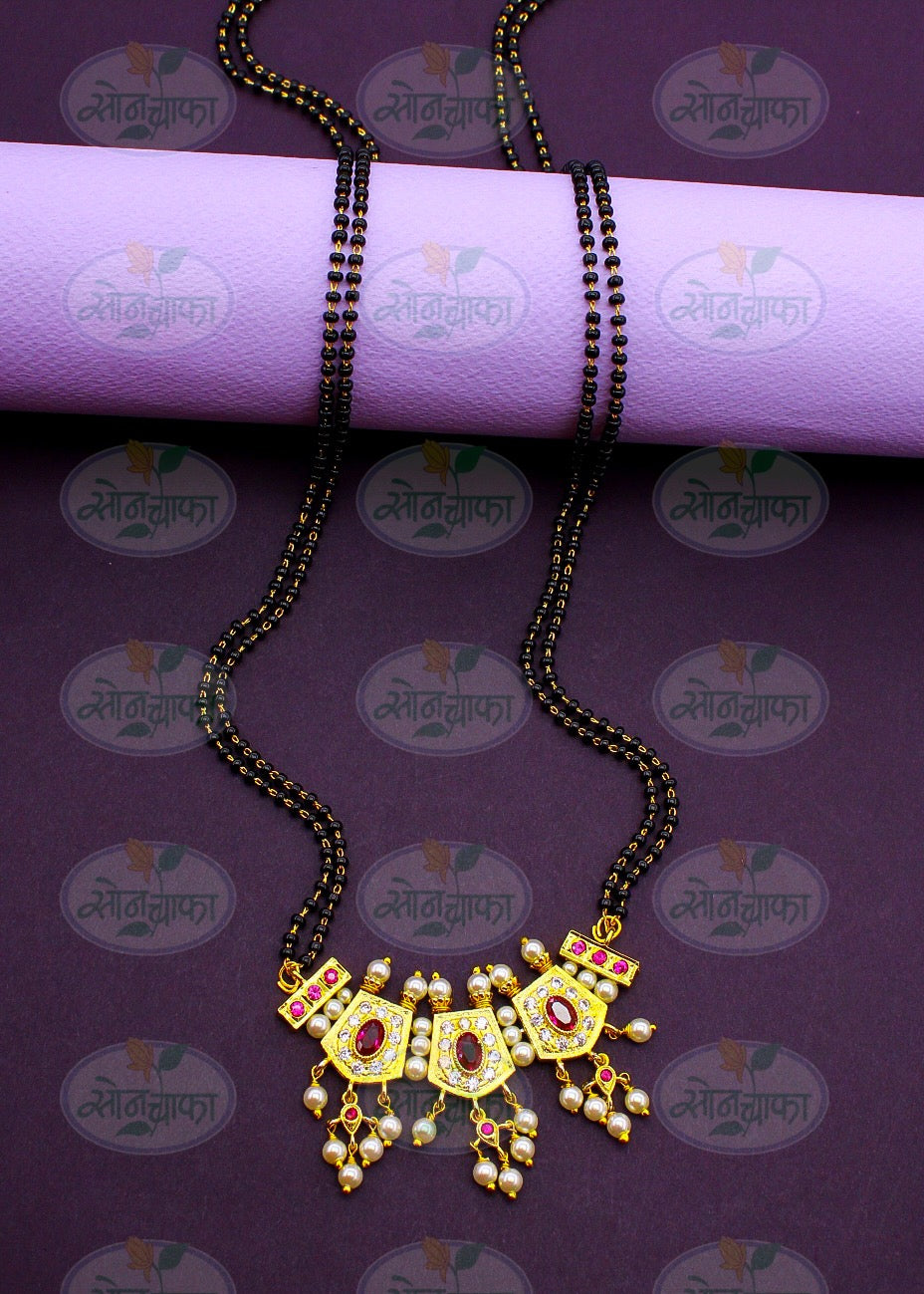 STUNNING PEARL MANGALSUTRA