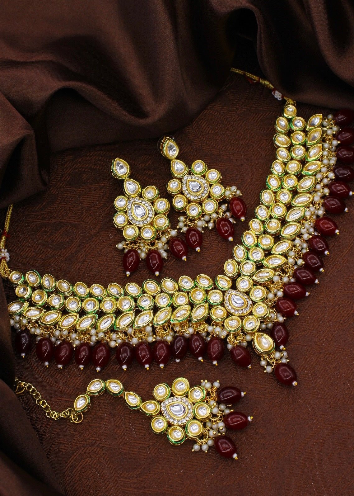 TRADITIONAL KUNDAN NECKLACE SET