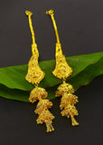 FASHIONABLE EARRINGS WITH KANCHAIN