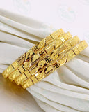 MAJESTIC GLEAMING  GOLD PLATED BANGLES