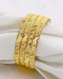 TRADITIONAL FANCY GOLD PLATED BANGLES