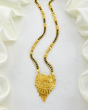 FLORAL GLAM GOLD PLATED MANGALSUTRA