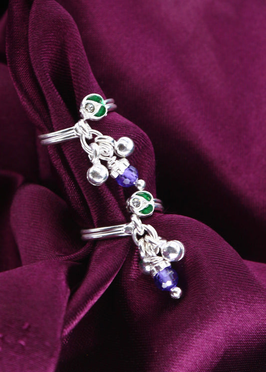 STYLISH SILVER JODAVI