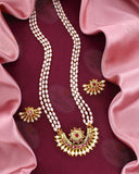 MAJESTIC CRESCENT PEARL NECKLACE