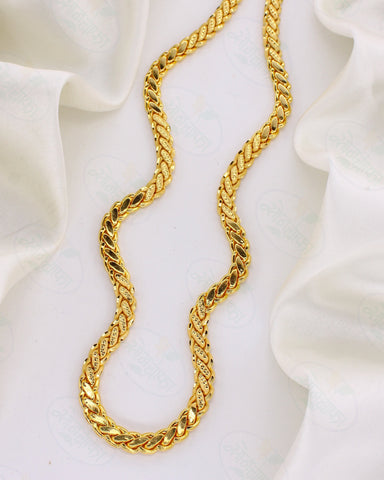 UNIQUE GOLD PLATED CHAIN