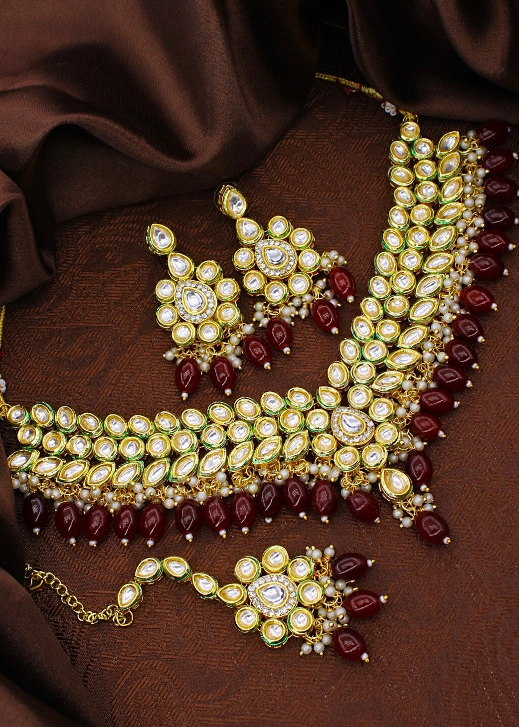 TRADITIONAL KUNDAN NECKLACE SET