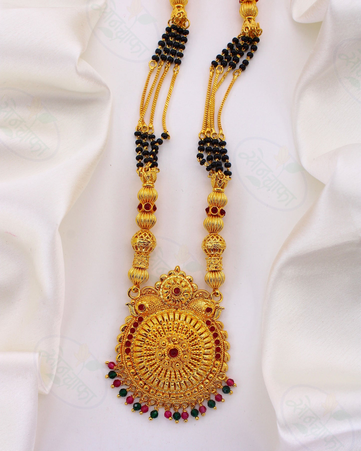 GLEAMING GLOSSY MATTE MANGALSUTRA