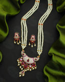 GLAMOUROUS DAZZLE PEARL NECKLACE