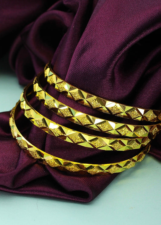 RADIANT GOLD PLATED BANGLES