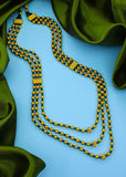 THREE LAYERS GOLDEN BEADS NECKLACE